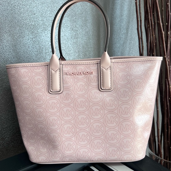 Jodie Small Logo Jacquard Tote Bag